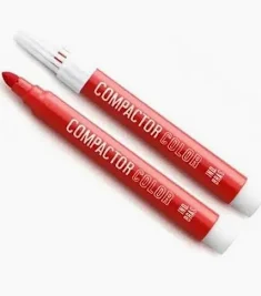 PINCEL COMPACTOR COLOR VERMELHO  7896572012946