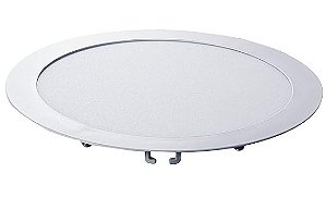 Painel redondo, 18w, embutir, quente