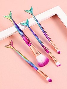 Kit Pincel Sereia - 5 Peças