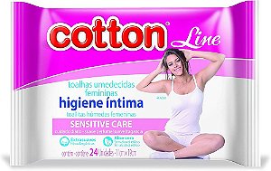 Toalha Umedecidas Higiene Íntima - Cotton Line