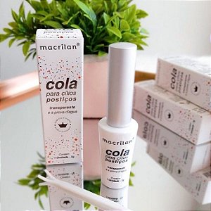 Cola para cílios transparente - Macrilan