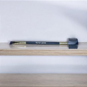 Pincel duplo chanfrado com pente - Make Lolita