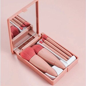 Estojo de pincéis caixinha com espelho