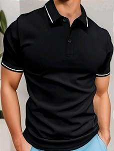 Camisa Polo Masculina De Manga Curta De Verão, Estilo Básico Vintage, Fashion E Versátil, Roupas Esportivas Casuais Para Exteriores, Tops