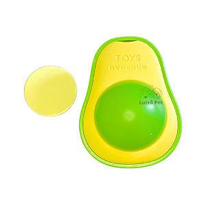 Brinquedo Abacate com bola Catnip para Gatos Pet
