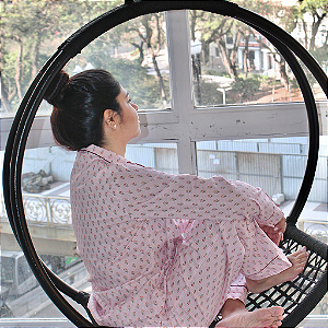 Pijama Americano Magnólia Longo PJ009