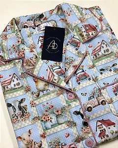 Pijama Americano Curto Farmhouse