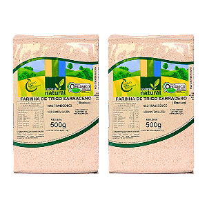 Kit 2 Farinha De Trigo Sarraceno (Mourisco) Orgânico À Vácuo Coopernatural 500 g