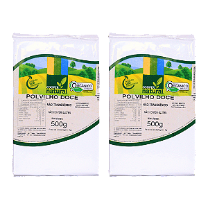 Kit 2 Polvilho Doce Orgânico À Vácuo Coopernatural 500 g