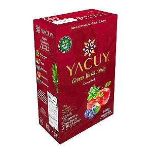 Erva-Mate Tereré Frutas Vermelhas Orgânica À Vácuo Yacuy 500 g