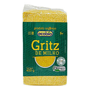 Gritz De Milho (Canjiquinha) Orgânico Alto Vácuo Ecobio 400 g