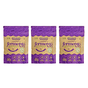 Kit 3 Fermento Químico Não Transgênico Ecobio 100 g