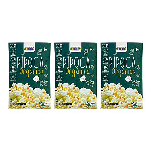 Kit 3 Pipoca Micro-Ondas Orgânica Ecobio 70 g