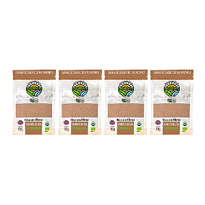 Kit 4 Farinha De Semente De Uva Orgânica Organovita 100 g