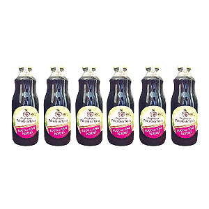 Kit 6 Suco De Uva Isabel Integral Orgânico Pérola Da Terra 1 L