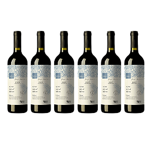 Kit 6 Vinho Tinto Seco Bordô Orgânico Jorge Mariani 750 ml