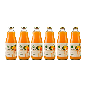 Kit 6 Suco De Tangerina Integral Orgânico Sáfri 1 L