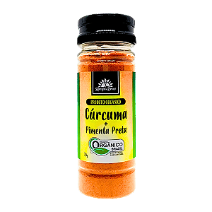 Cúrcuma Com Pimenta Preta Em Pó Orgânica Kampo de Ervas 70 g