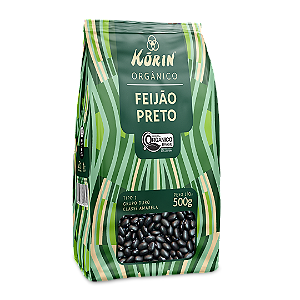 Feijão Preto Orgânico Korin 500 g