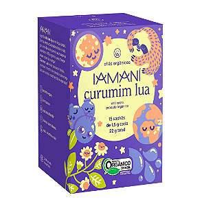 Chá Orgânico Curumim Lua Iamaní 15 Sachês