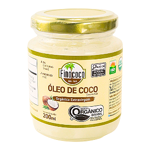 Óleo de Coco Extravirgem Orgânico Finococo 200 ml