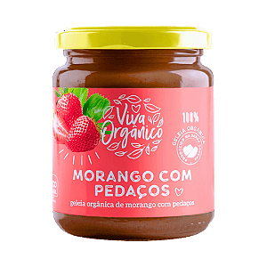 Geleia De Morango Com Pedaços Orgânica  Mariani 280 g