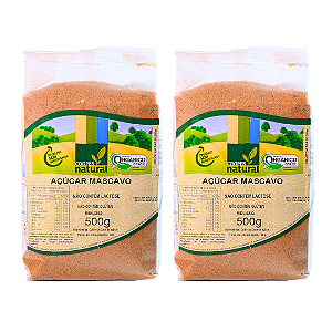 Kit 2 Açúcar Mascavo Orgânico Coopernatural 500 g