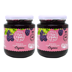 Kit 2 Geleia De Amora Com Pedaços Orgânica Mariani 280 g