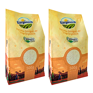 Kit 2 Farinha De Trigo Integral Orgânica Biorgânica 500 g