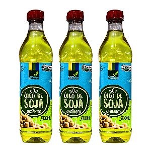 Kit 3 Óleo De Soja Orgânico Coopernatural 500 ml