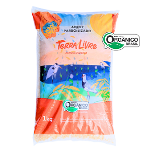 Arroz Parboilizado Agulhinha (Longo Fino) Orgânico Terra Livre 1 Kg