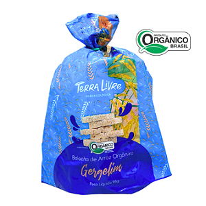 Bolacha de Arroz Orgânica Integral com Gergelim Terra Livre 95 g