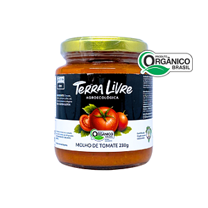 Molho de Tomate Orgânico Terra Livre 230 g