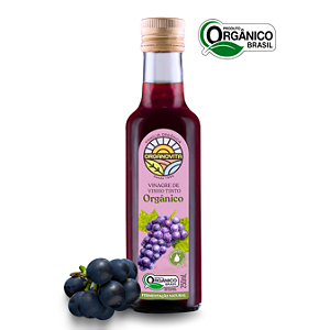 Vinagre De Vinho Tinto Orgânico Organovita 250 ml