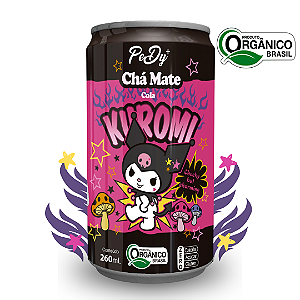 Chá Mate Kuromi Pedy+ Cola Orgânico 260 ml
