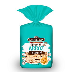 Biscoito de Arroz Integral DaColônia 95g