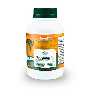 Spirulina Orgânica Biodinâmica em Pó Fazenda Tamanduá 200g