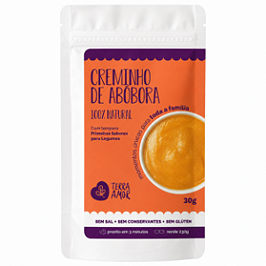 Creme de Abóbora 100% Natural Terra Amor 30g
