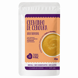 Creme de Cenoura 100% Natural Terra Amor 30g