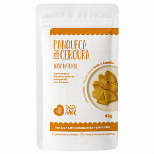 Panqueca de Cenoura 100% Natural Terra Amor 45g