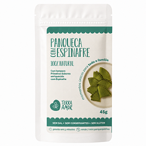Panqueca de Espinafre 100% Natural Terra Amor 45g