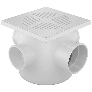 CAIXA SIFONADA  QUAD 150X50 GRL FORTLEV