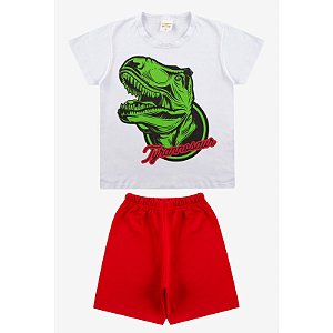 CONJUNTO INFANTIL MENINO ESTAMPA DINOS