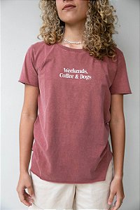 Camiseta Estonada Terracota M T-shirt Inspiration 3 Saint Cropped