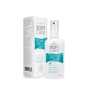 Spray para Mau Hálito Dental Splash Soft Care 100 ml - Cães e Gatos