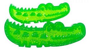 Brinquedo para Cães - Crocodilo de Cristal Brinquedo e Dispensador TPR