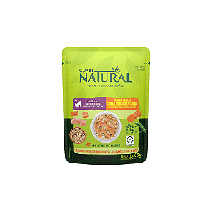 Ração Úmida Guabi Natural Gatos Castrado Salmão e Frango 85 g