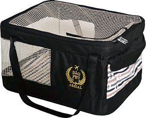Bolsa Aerial Para Transporte De Cães E Gatos Em Avião G