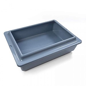 Bandeja Higiênica com Borda - Azul