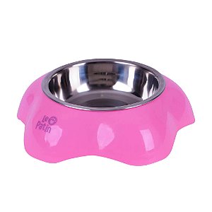 Comedouro Le Patin Rosa para Cães e Gatos - Tamanho G - Lepatin